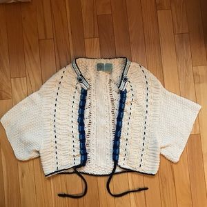 Anthropologie bolero sweater